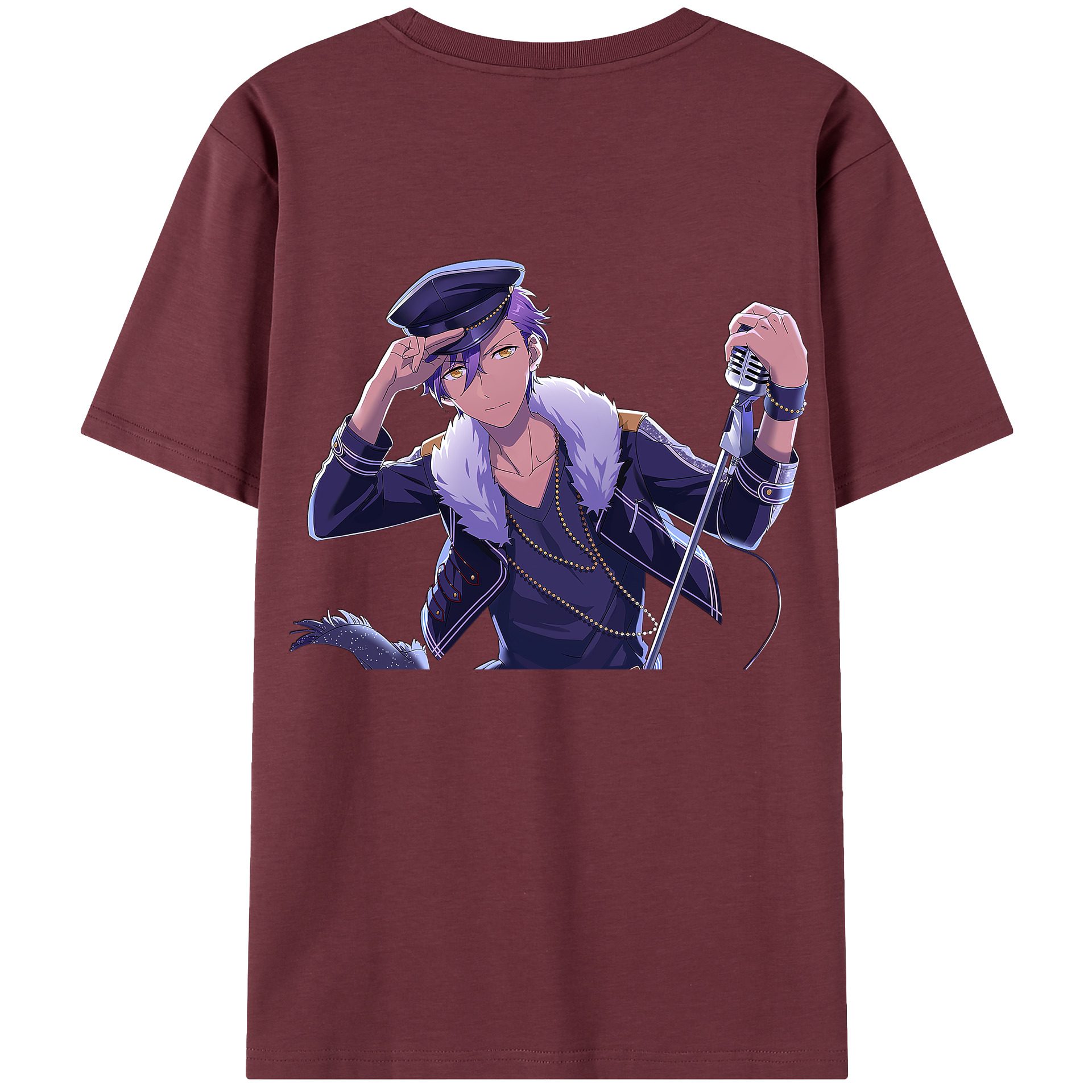 （画像用） あんさんぶるスターズ! Ensemble Stars 綿100％半袖Tシャツ（背面プリント）